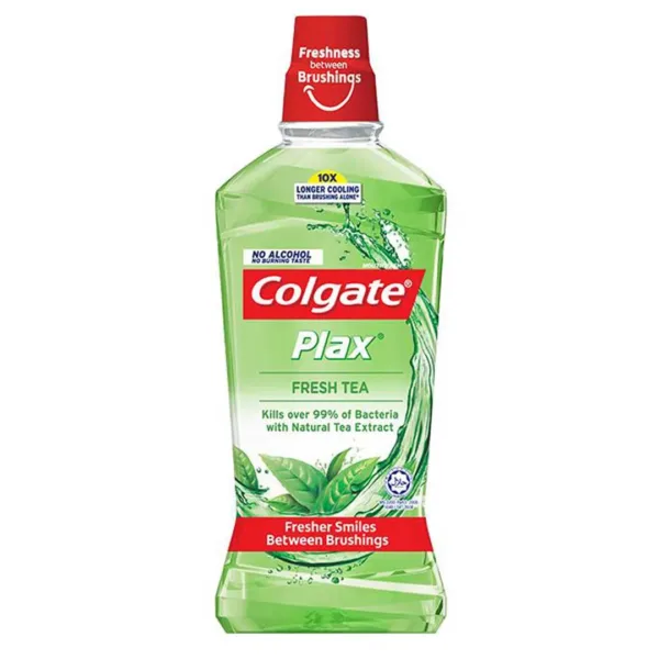 Colgate-Plax-Mouth-Wash-750ml-–-Fresh-Tea.png Colgate Plax Mouth Wash 750ml - Fresh Tea - Image 1