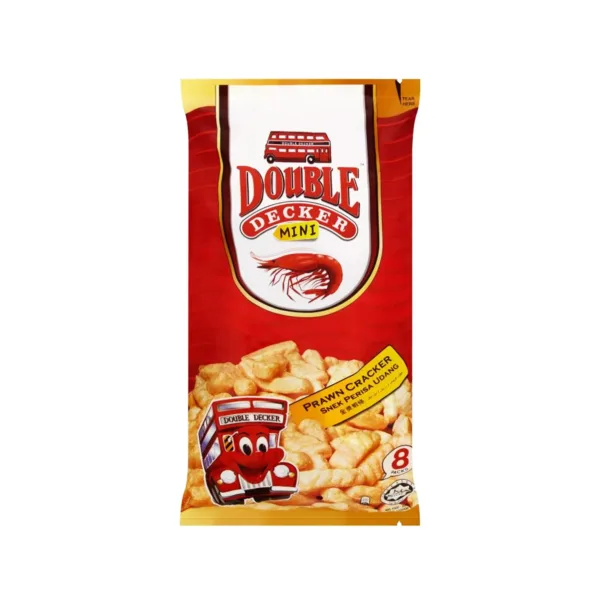 Double Decker Mini Prawn Cracker 8x15g (2packet) - Image 1
