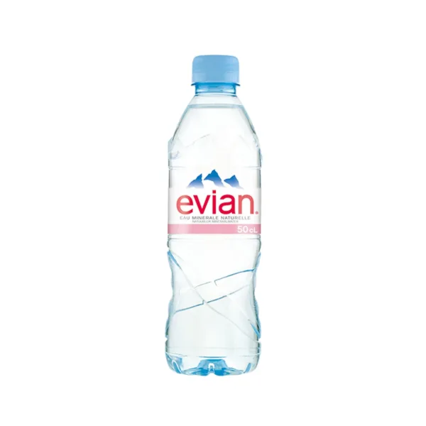 Evian-Mineral-Water-500ml.jpg Evian Natural Mineral Water 500ml (Pack Of 24Pcs) Carton - Image 1