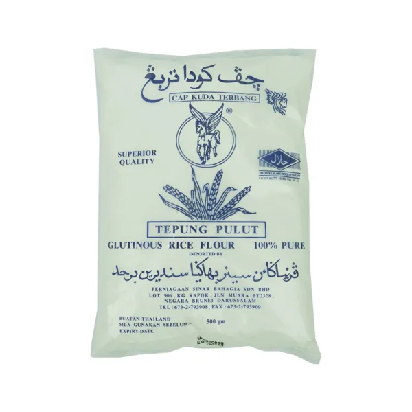 Flying-Horse-Glutinous-Rice-Flour-500g.jpg Cap Kuda Terbang Tepung Pulut Glutinous Rice Flour 500g - Image 1