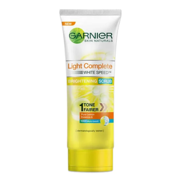 Garnier-Skin-Naturals-Light-Complete-White-Speed-Brightening-Scrub-100ml.jpg Garnier Skin Naturals Light Complete White Speed Brightening Scrub 100ml - Image 1