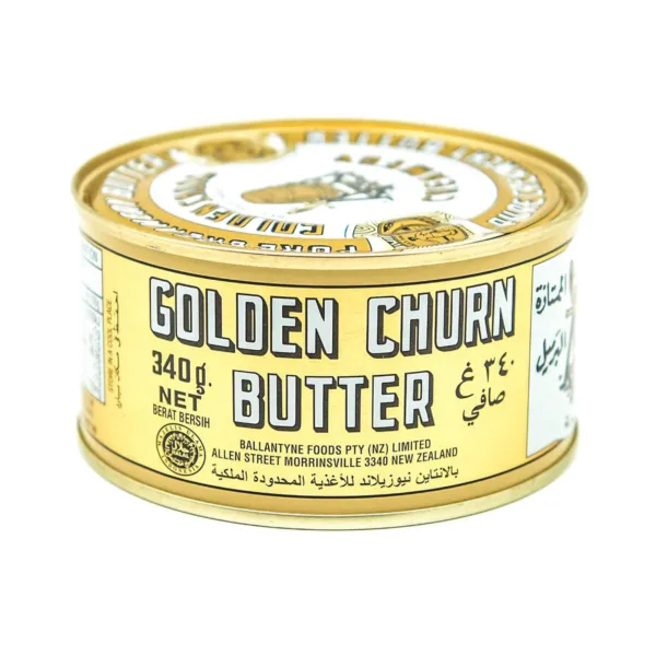 Golden-Churn-pure-creamery-butter-340g.jpg Golden Churn Pure Creamery Butter Mentega 340g - Image 1