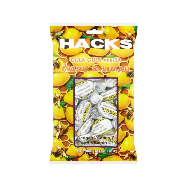 Hacks Gula-Gula Perisa Madu & Limau 100g - Image 1
