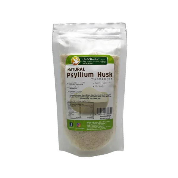 Health Paradise Natural Psyllium Husk 100g - Image 1