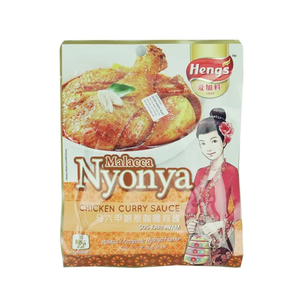 Hengs-Chicken-Curry-sauce.jpg Heng’s Malacca Nyonya Chicken Curry Sauce 200g - Image 1