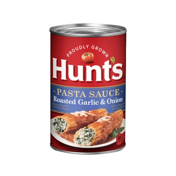 Hunts Pasta Sauce Roasted Garlic&Onion 680g - Image 1