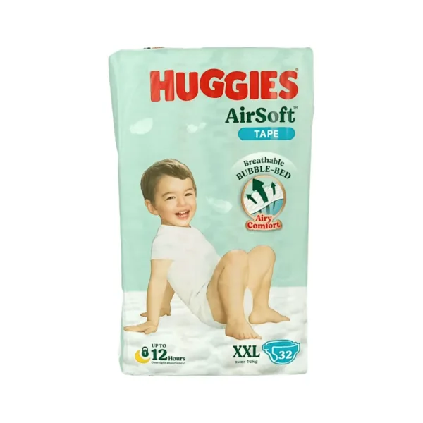 Huggies Air Soft Tape [XXL] Over 16Kg - 32Pcs - Image 1