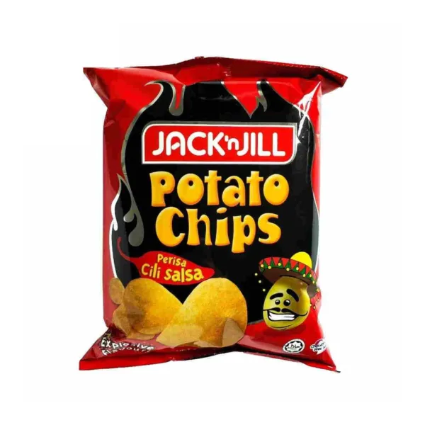 Jack-n-jill-Potato-chips-chili-salsa-8x15gm.jpg Jack'n Jill Potato Chips Perisa Cili Salsa 8X15GM - Image 1