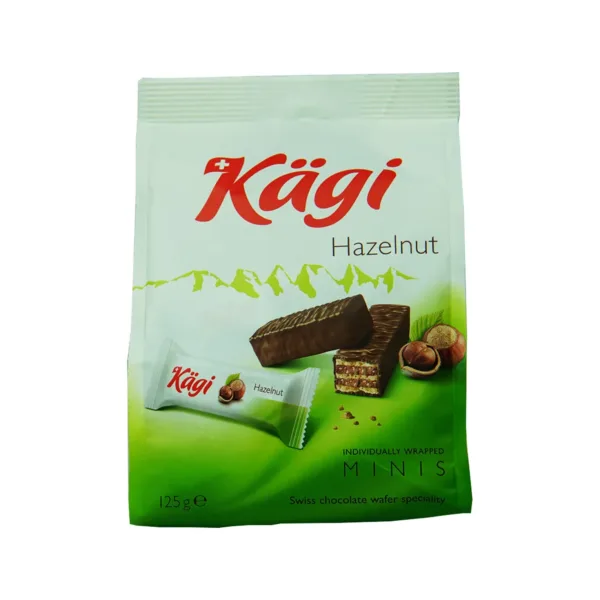 Kagi Hazelnut Individually Wrapped Minis 125g - Image 1