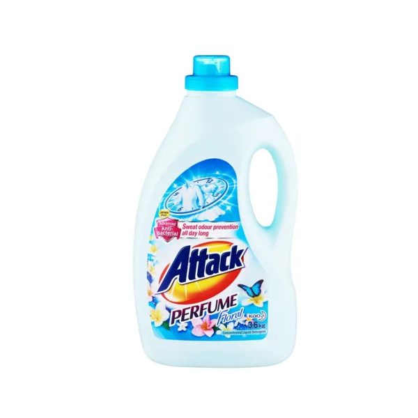 Attack Perfume Floral Concentrated Liquid Detergent 3.6Kg - Image 1