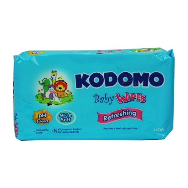 Kodomo-Baby-Wipes-Refreshing.jpg Kodomo Baby Wipes Refreshing Wet Tissue 70Wipes - Image 1