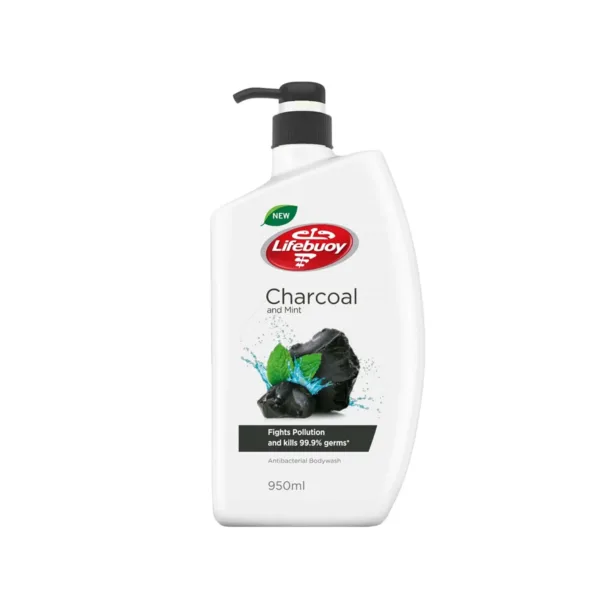LIfebouy-Body-wash-Charcoal-950ml.jpg Lifebuoy Antibacterial Bodywash Charcoal And Mint 900ml - Image 1