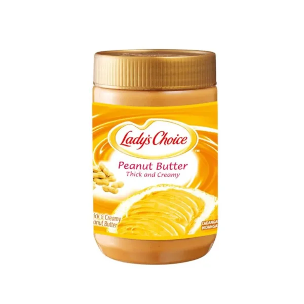 Lady-choice-creamy-peanut-butter-500gm.jpg Ladys Choice Thick & Creamy Peanut Butter 500g - Image 1