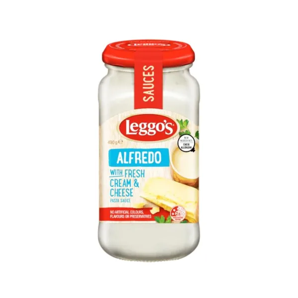 Leggo’s Alfredo With Fresh Cream&Cheese Pasta Sauce  490g - Image 1