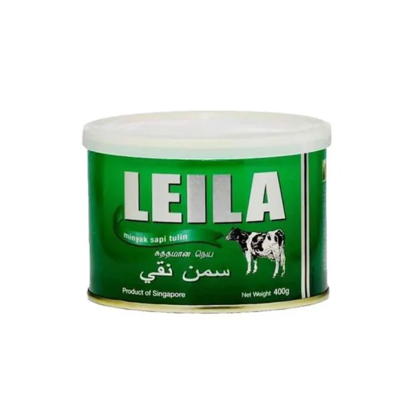 Leila-Pure-Ghee-400gm.jpg Leila Pure Ghee 400g - Image 1