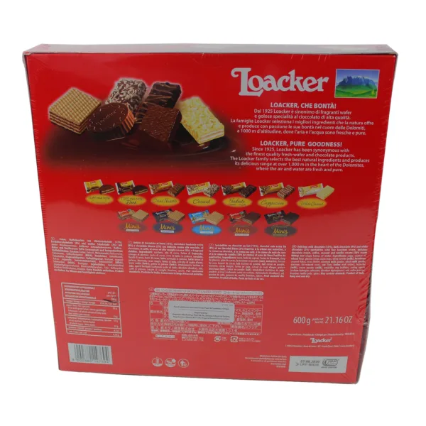 Loacker The Best of Chocolate & Wafer Cookies 600Gm - Image 2