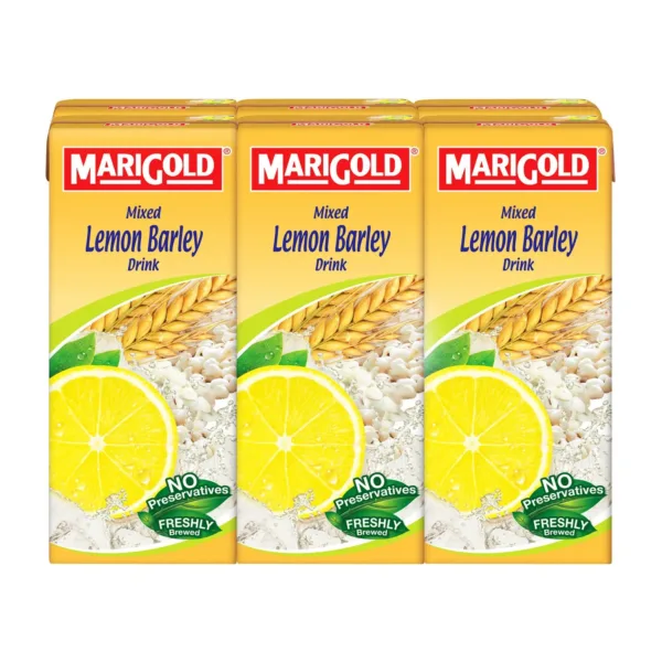 Marigold Minuman Barli Lemon Less Sugar Juice 6x250ml - Image 1