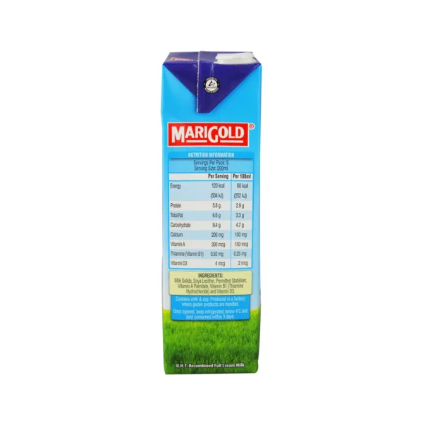 Marigold UHT Full Cream Milk 1Ltr - Image 3