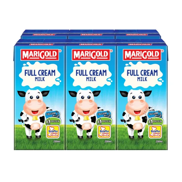 Marigold Full Cream Milk 6x200ml - Image 1