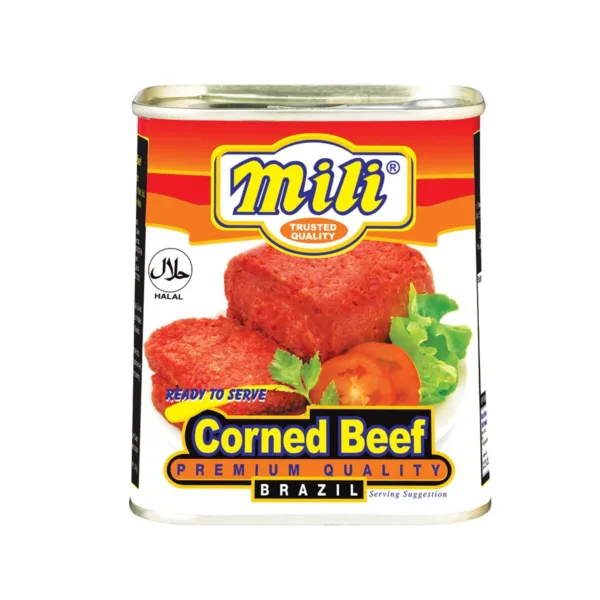 Mili Corned Beef Premium Quality Brazil 340g - Image 1