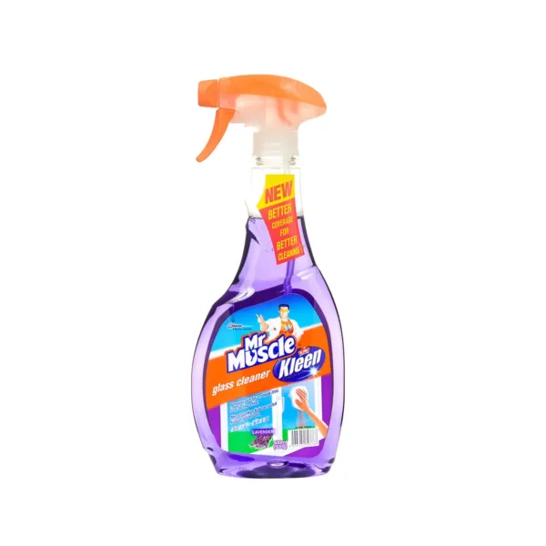 Mr.Muscle-Glass-Cleaner-Lavender-2x500ml.jpg Mr Muscle Kleen glass Cleaner Value Pack Lavender 2 x 500ml - Image 1