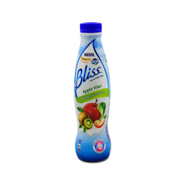 Nestle-Bliss-Apple-Kiwi-700gm.jpg Nestle Lactel Bliss Plus Apple Kiwi With Real Fruit Juice 700g - Image 1