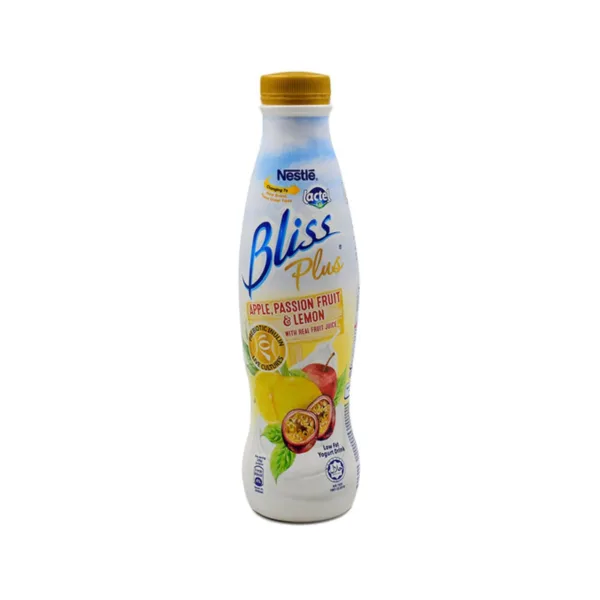 Nestle Lactel Bliss Plus Apple , Passion Fruit & Lemon With Real FruitJuice 700g - Image 1