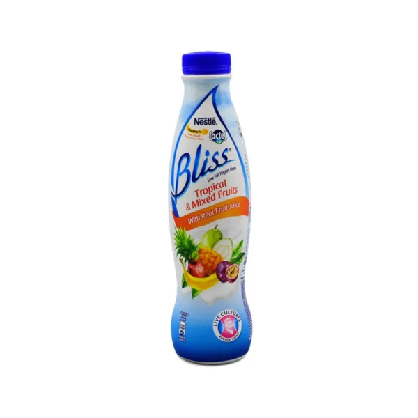 Nestle Lactel Bliss Plus Tropical & Mixed Fruits With Real Fruit Juice 700g - Image 1