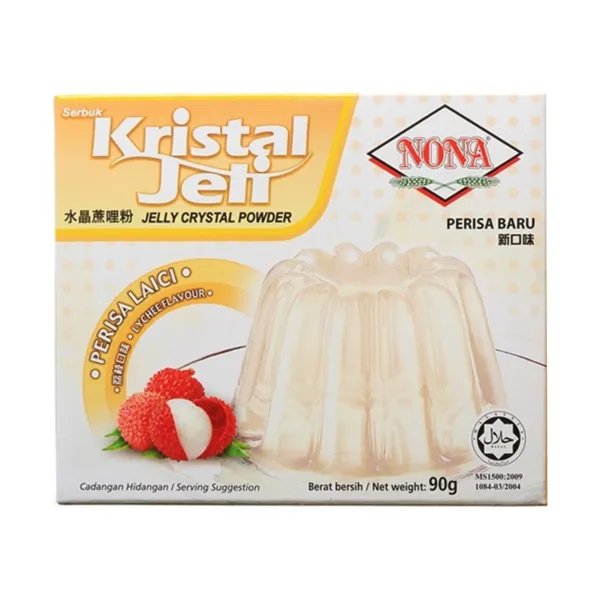Nona Serbuk Kristal Jeli Lychee Flavour 90g - Image 1