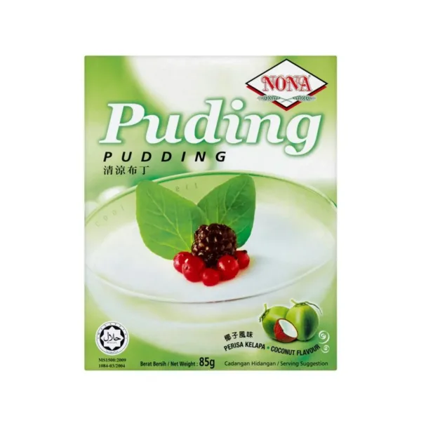 Nona-Pudding-Coconut.jpg Nona Serbuk Powder Puding Perisa Kelapa Coconut Flavour 85g - Image 1