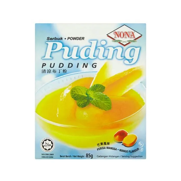 Nona-Pudding-Mango.jpg Nona Serbuk Powder Puding Perisa Mangga Mango Flavour 85g - Image 1