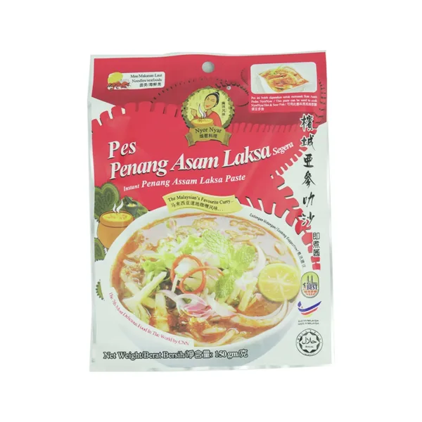 Nyor Nya Pes Penang Asam Laksa Segera Instant Penang Assam Laksa Paste 150g - Image 1