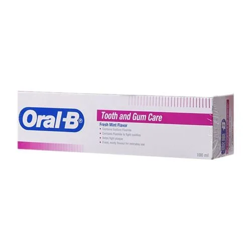 Oral-B-Tooth-and-Gum-Care-Fresh-Mint-Toothpaste-100ml.jpg Oral-B Tooth and Gum Care Fresh Mint Toothpaste - Image 1