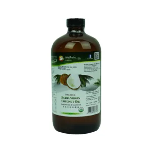 Health Paradise Organic Extra Virgin Coconut Oil Cold Pressed & Unrefined 1lit