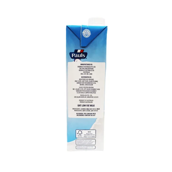 Pauls UHT Low Fat Milk 1Ltr - Image 4