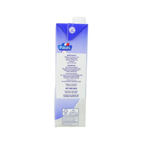 Pauls UHT Full Cream Milk - 1L - Image 3