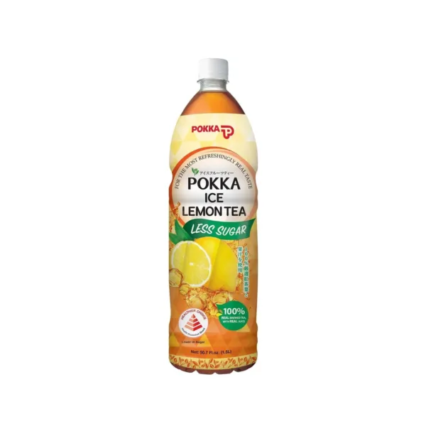 Pokka-Ice-Lemon-tea-less-sugar-1.5ltr.jpg Pokka Ice Lemon Tea Lower In Sugar 1.5L - Image 1