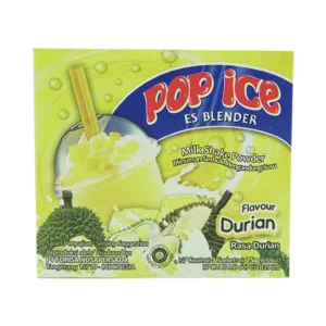 Pop ice Es Blender Milk Shake Powder Flavour Durian 25g