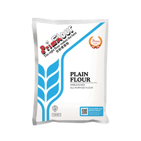 Prima-plain-flour-1kg.jpg Prima Plain Flour Unbleached All-Purpose Flour 1kg - Image 1