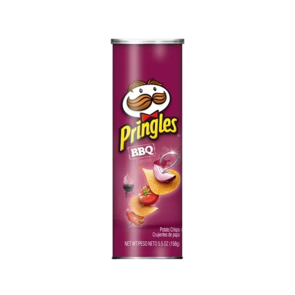 Pringles BBQ Potato Chips 158g - Image 1