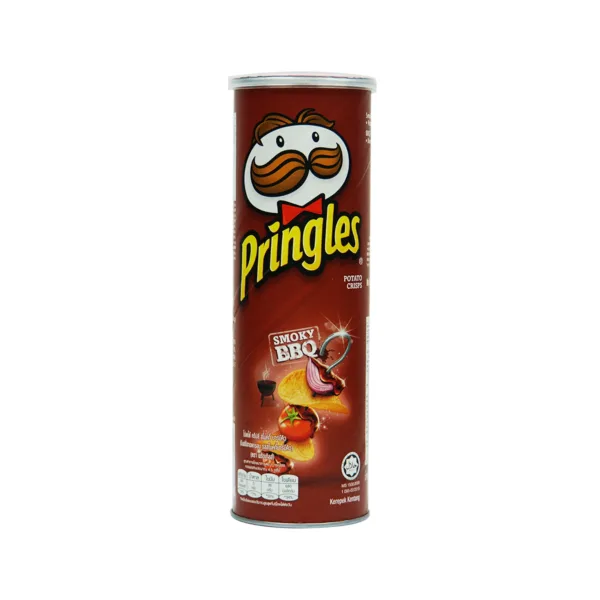 Pringles-Smoky-bbq.jpg Pringles Potato Crisps Saucy Bbq 102g - Image 1