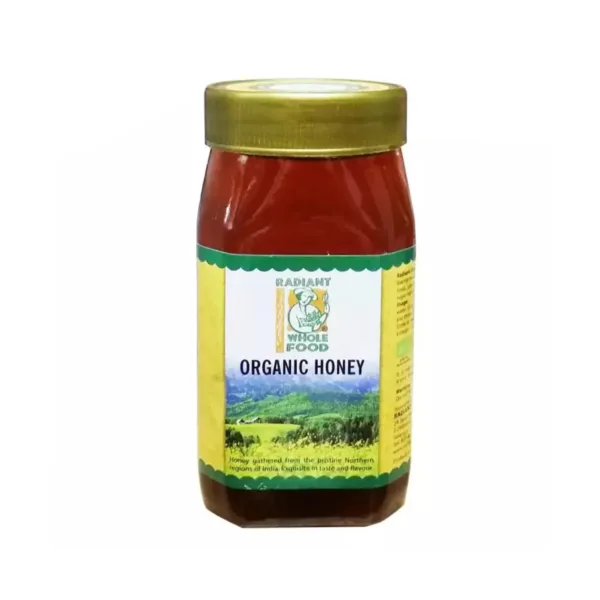 Radiant Whole Food Organic Honey 1kg - Image 1