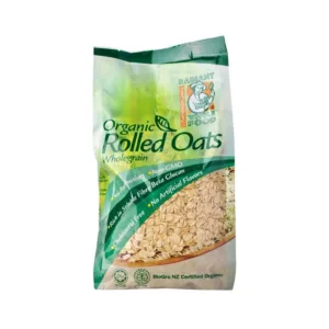 Radiant Whole Food Organic Rolled Oats Wholegrain 500g
