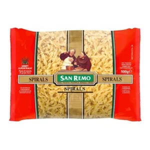 San Remo Pasta Spirals 500g