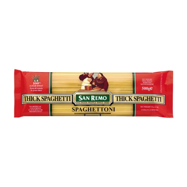 San Remo Thick Spaghetti (No.8) 500g - Image 1