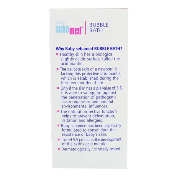 Sebamed Baby Bubble Bath For Delicate Skin With Camomile 500ml - Image 3