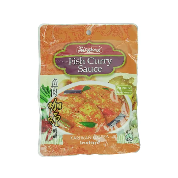 Singlong Fish Curry Sauce 120g - Image 1