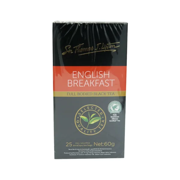 Sir-thomas-t.lipton-english-breakfast.jpg Sir Thomas T.Lipton English Breakfast Full Bodied Black Tea 60g - Image 1