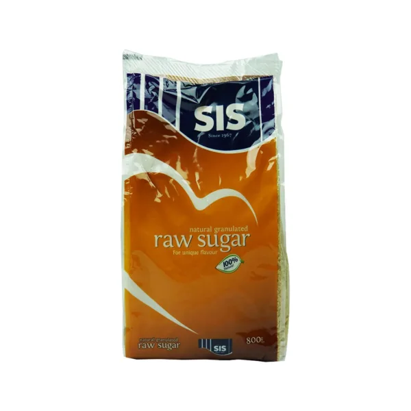 Sis-natural-granulated-Raw-sugar-800g.jpg Sis Natural Granulated Raw Sugar 100% Natural 800g - Image 1