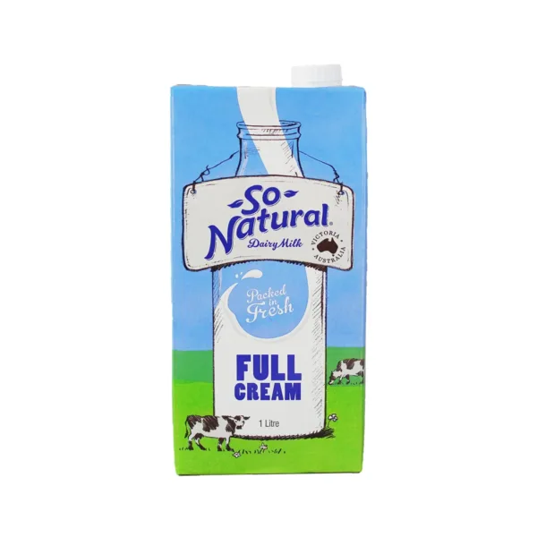 So-natural-full-cream-milk-1ltr_1.jpg So Natural Full Cream Milk UHT Tetra Pack 1 Ltr - Image 1